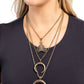 Moth Medley - Brass Necklace
