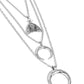 Moth Medley - Silver Necklace
