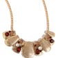 Multicolored Mayhem - Brown Necklace