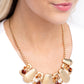 Multicolored Mayhem - Brown Necklace