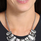Multicolored Mayhem - Silver Necklace