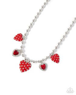 Mutual Affection - Red Necklace