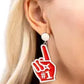 My Number One - Red Earring