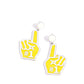 My Number One - Yellow Earring