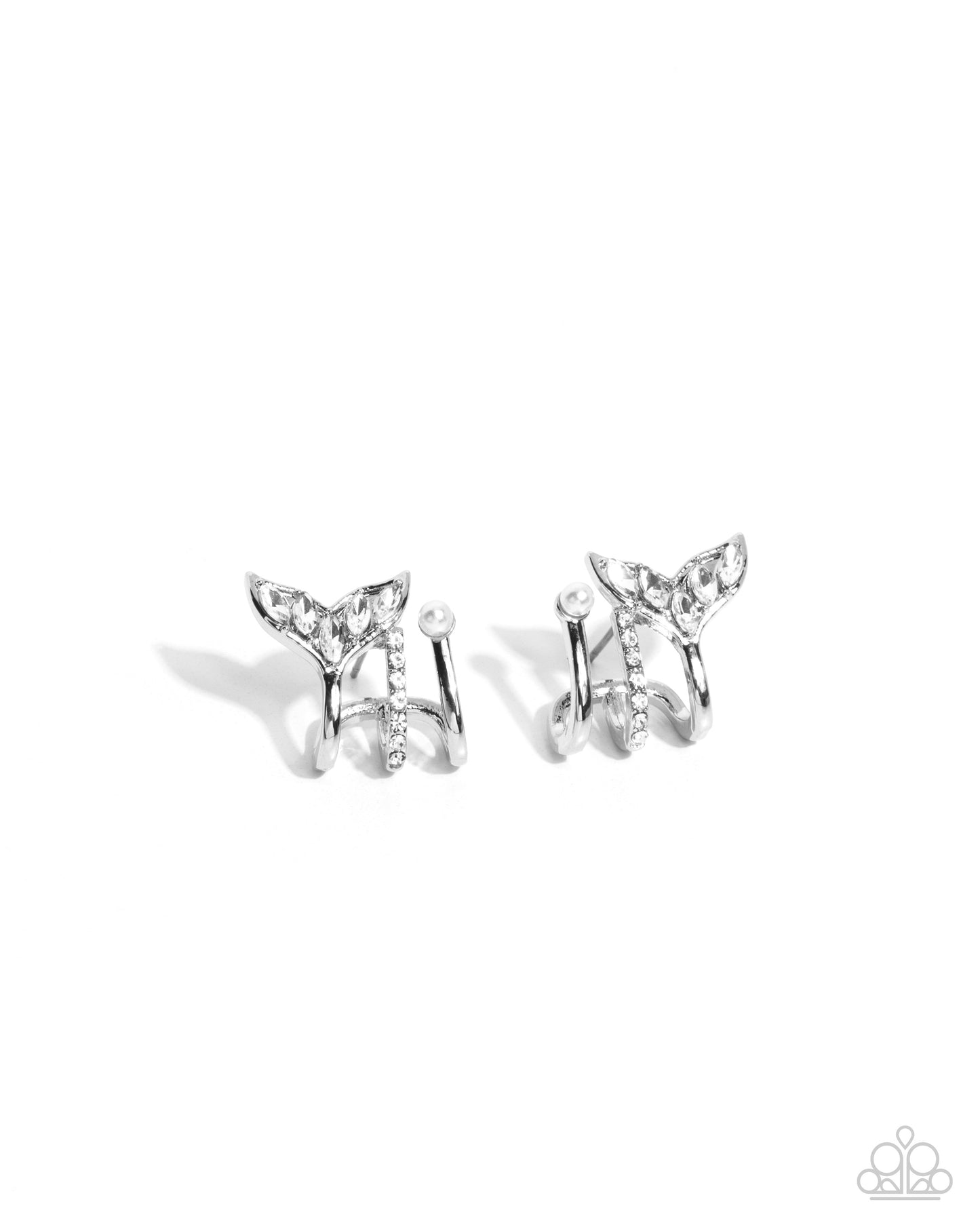 Mythical Marina - White Earring