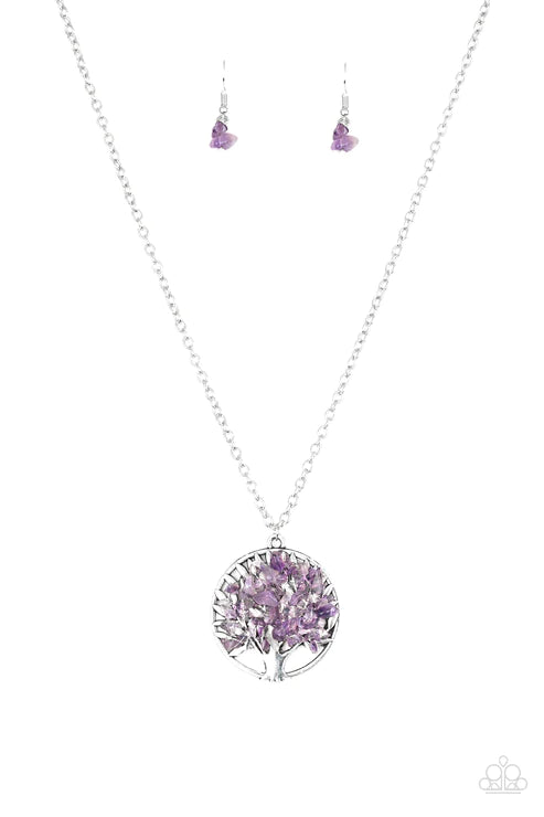 Naturally Nirvana - Purple Necklace