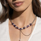 Nostalgically Noble - Purple Necklace