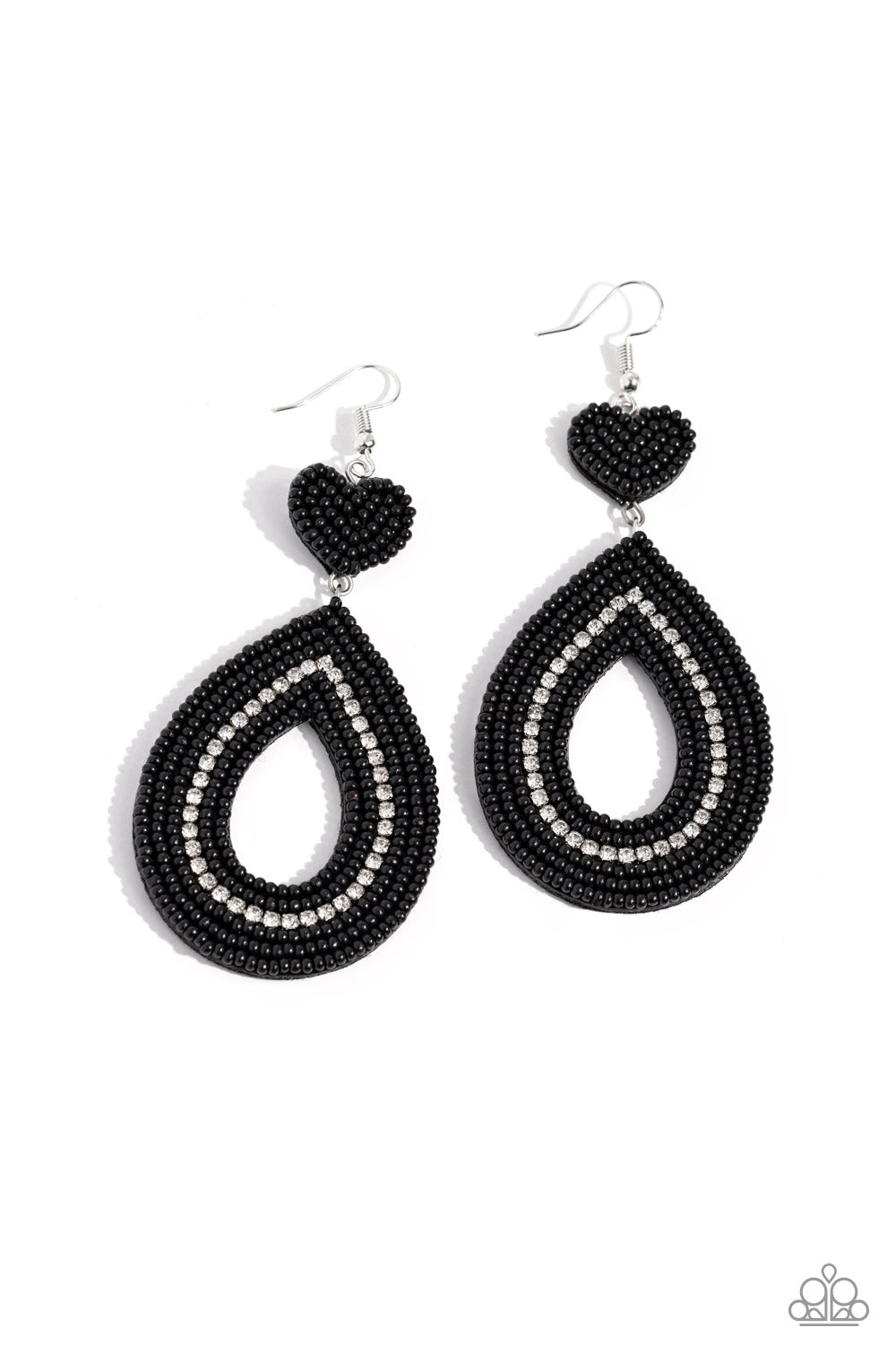 Now SEED Here - Black Earring