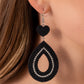 Now SEED Here - Black Earring