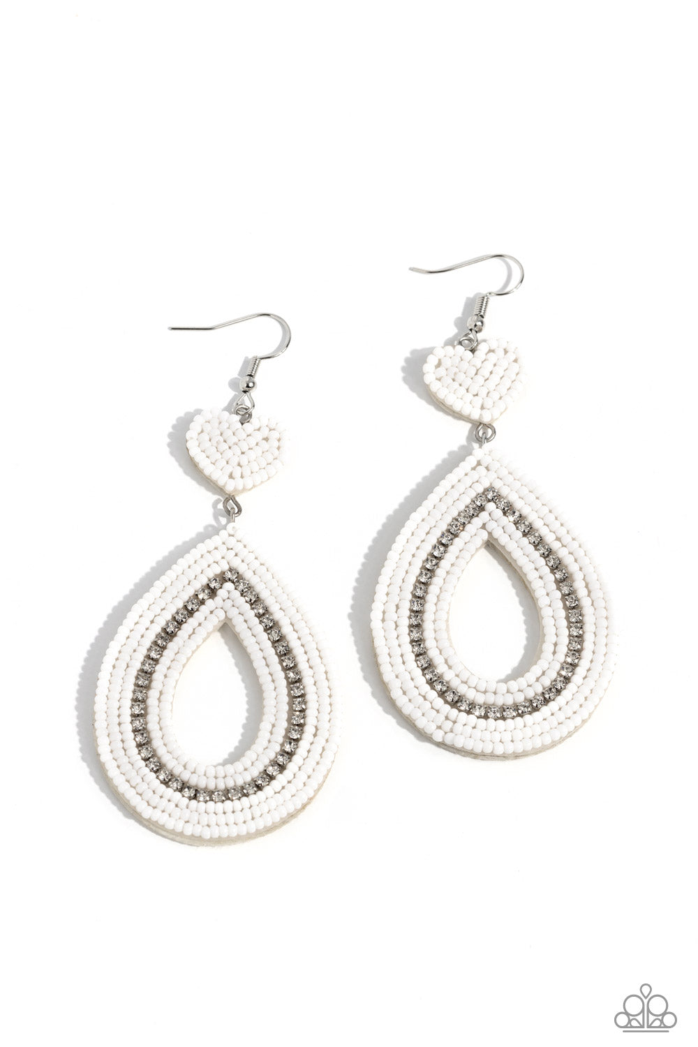 Now SEED Here - White Earring
