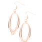 OVAL The Hill - Rose Gold Earring