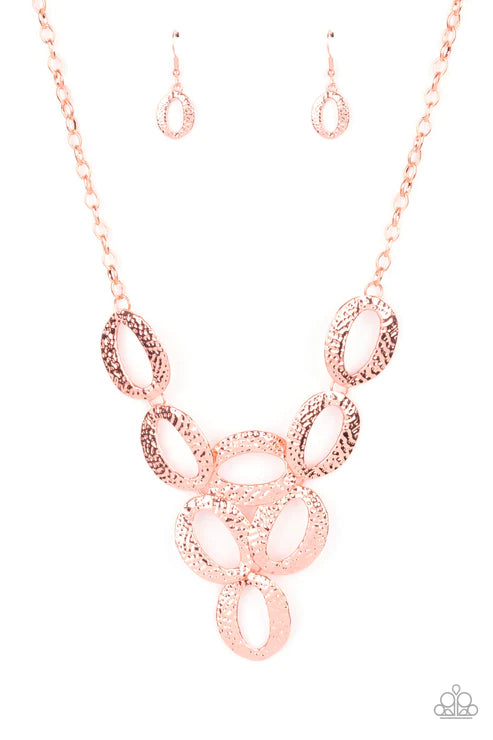 OVAL The Limit - Copper Necklace