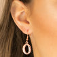 OVAL The Limit - Copper Necklace