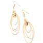 OVAL The Moon - Gold Earring