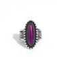 Oblong Occasion - Purple Ring