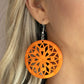 Ocean Canopy - Orange Earring