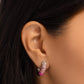 Ombré Observer - Pink Clip on Earring