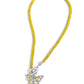 On SHIMMERING Wings - Yellow Necklace