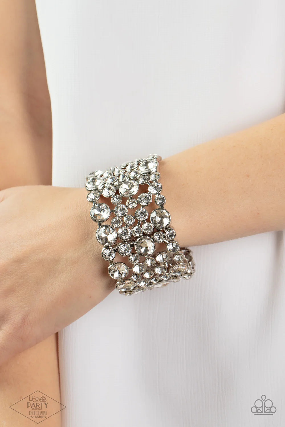One Up - White ZI Bracelet
