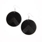 On the Edge of Edgy - Black Earring