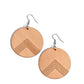 On the Edge of Edgy - Brown Earring
