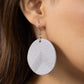 On the Edge of Edgy - Silver Earring