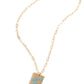 Optimistic Vibes - Blue Necklace