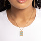 Optimistic Vibes - Blue Necklace