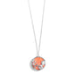 Opulent Ostentation - Orange Necklace
