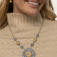 Ornate Opinion - Yellow Necklace