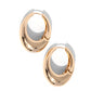 Oval Official - Gold Earring