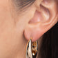 Oval Official - Gold Earring