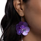 Oversized Opulence - Purple Earring