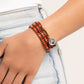 PAW-sitive Thinking - Orange Bracelet