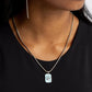 PAW to the Line - Blue Necklace
