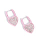 Padlocked Promise - Pink Earring