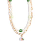 Painted Pageantry - Green Necklace