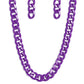 Painted Powerhouse - Purple Necklace