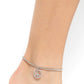 Pampered Peacemaker - White Anklet
