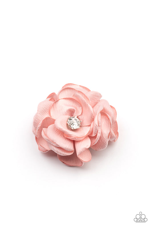 Pampered in Petals - Pink Hair Clip