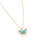 Papillon Persuasion - Gold Necklace