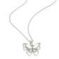 Papillon Persuasion - White Necklace