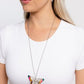 Papillon Pizzazz - Yellow Necklace