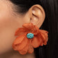 Part Of Your World - Orange Earring