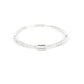 Party Crashing Couture - White Bracelet