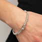 Party Crashing Couture - White Bracelet