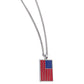 Patriotic Pendant - Red Necklace