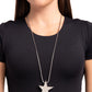 Patriotic Performer - White Necklace