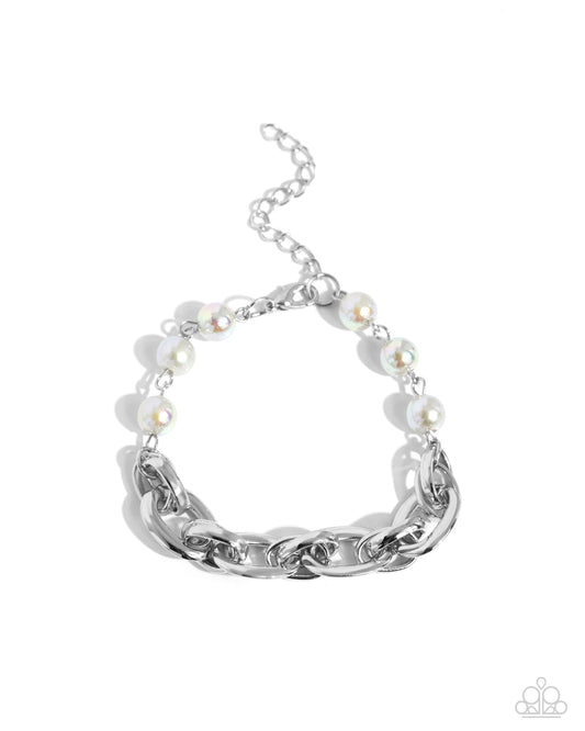 Pearl Pairing - Silver Bracelet