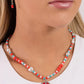 Pearly Possession - Red Necklace